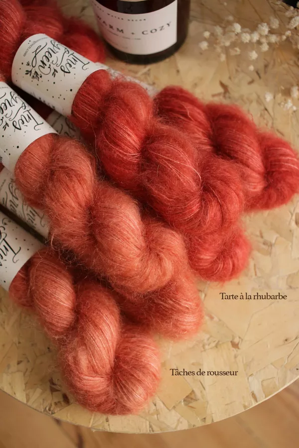 mohair orange rose