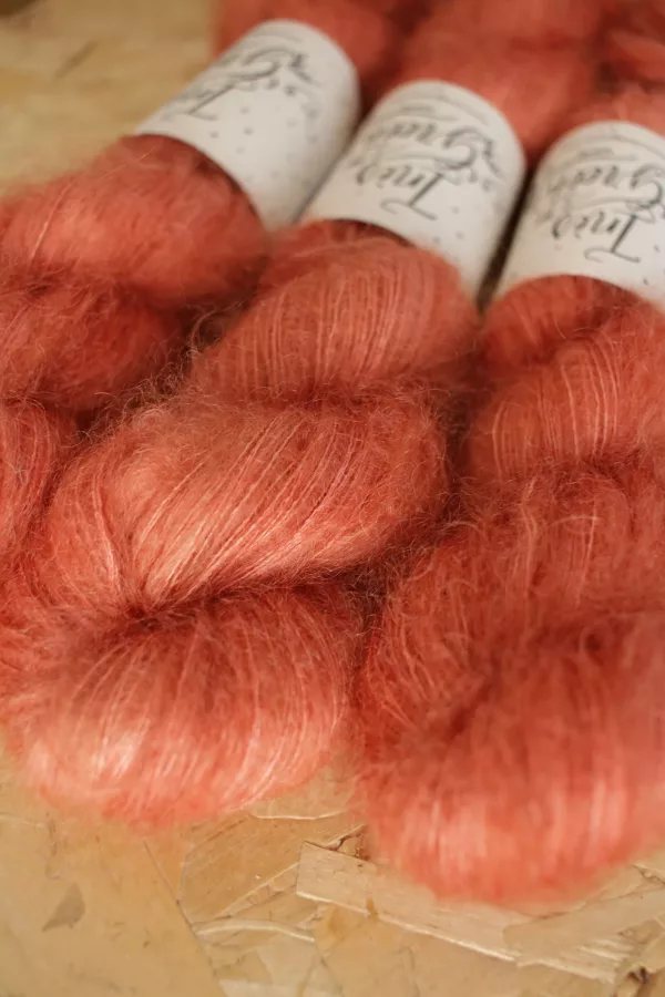 mohair orange rose