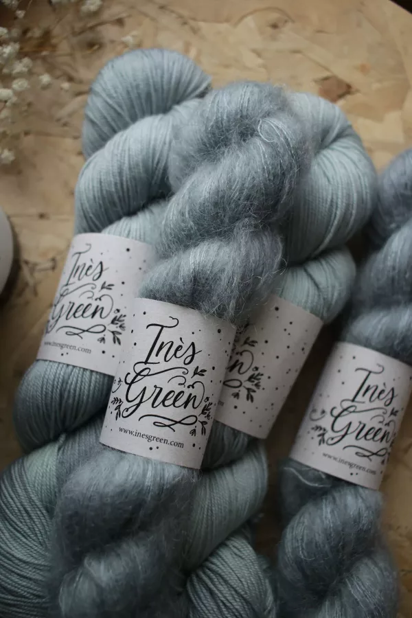 mohair soie gris bleu