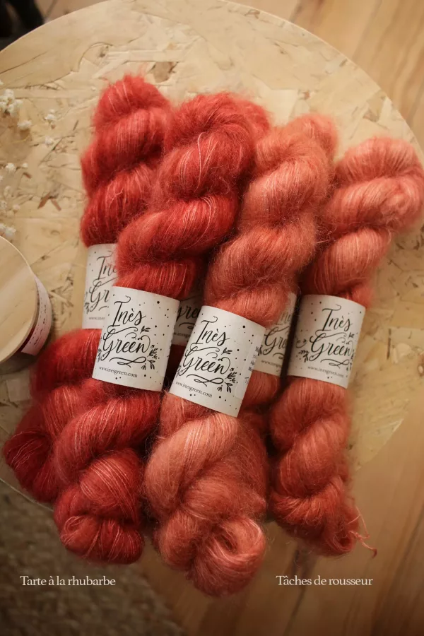 mohair orange rose