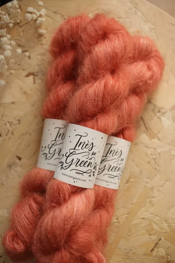 mohair orange rose