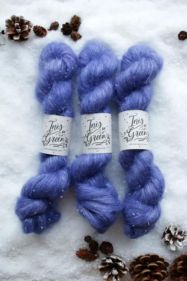 mohair soie gris bleu