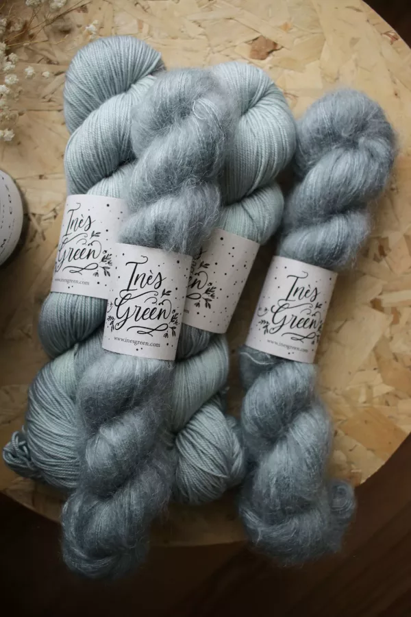 mohair soie gris bleu