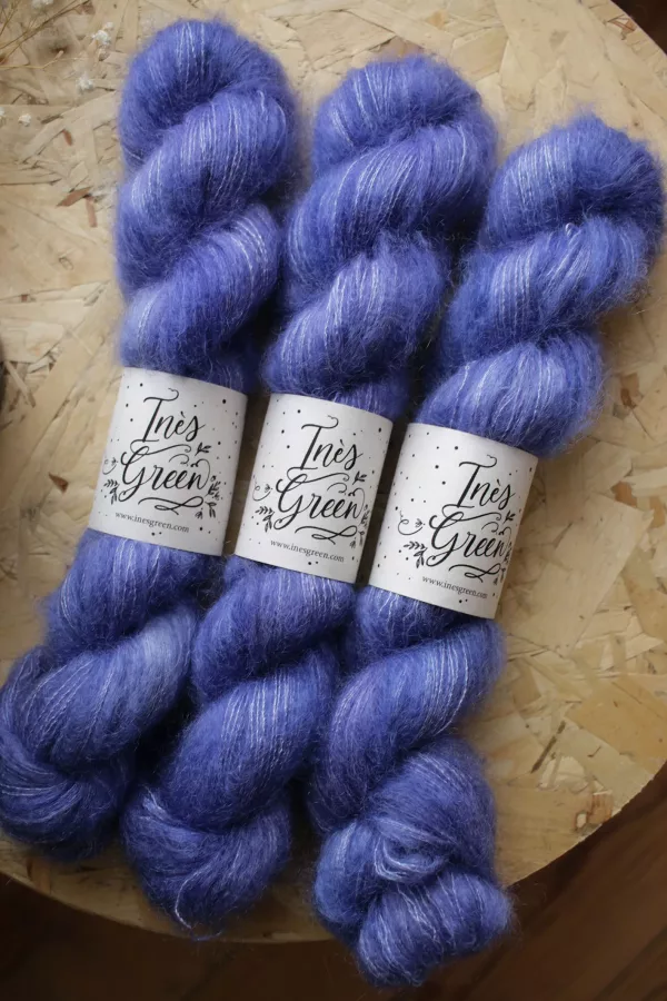 mohair soie gris bleu