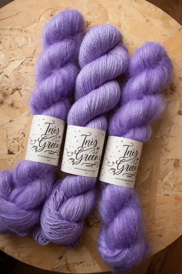 laine violet,echeveau violet,tricot violet,Pastel,laine Pastel