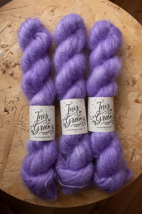 laine violet,echeveau violet,tricot violet,Pastel,laine Pastel